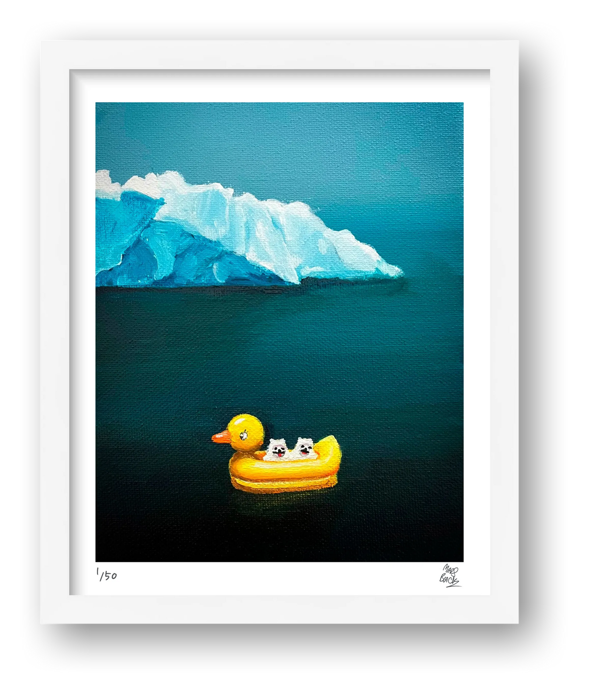 When i eventually found myself, i was suprised at just how much we had in common — framed