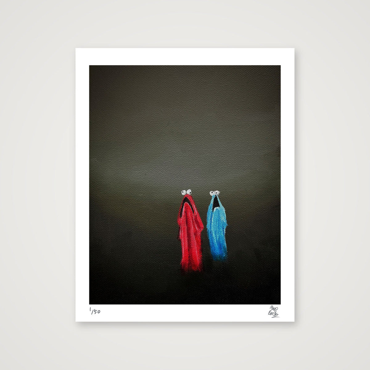 ‘The final vestiges of my childhood self were found wandering confused, through the fog of my psyche’ — 28×35cm, 11×14" Print only
