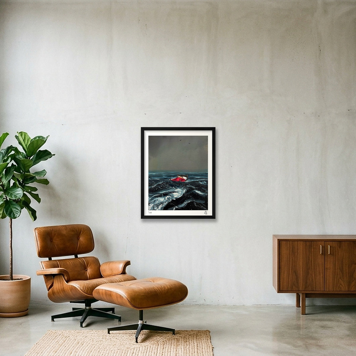 We knew it was probably going to end in tears, but we still did it anyway — 40×50cm, 16×20" Black Frame