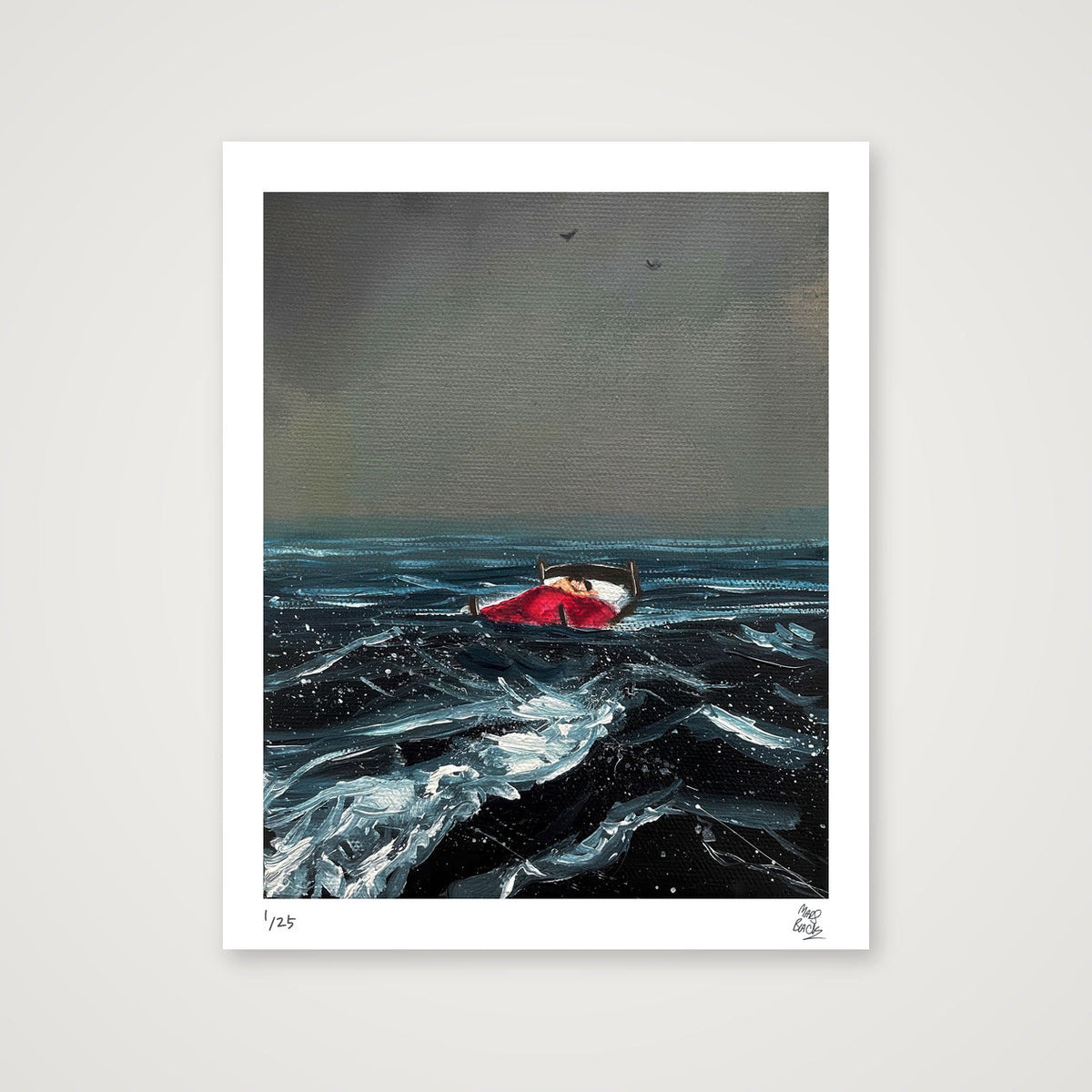 We knew it was probably going to end in tears, but we still did it anyway — 40×50cm, 16×20" Print only