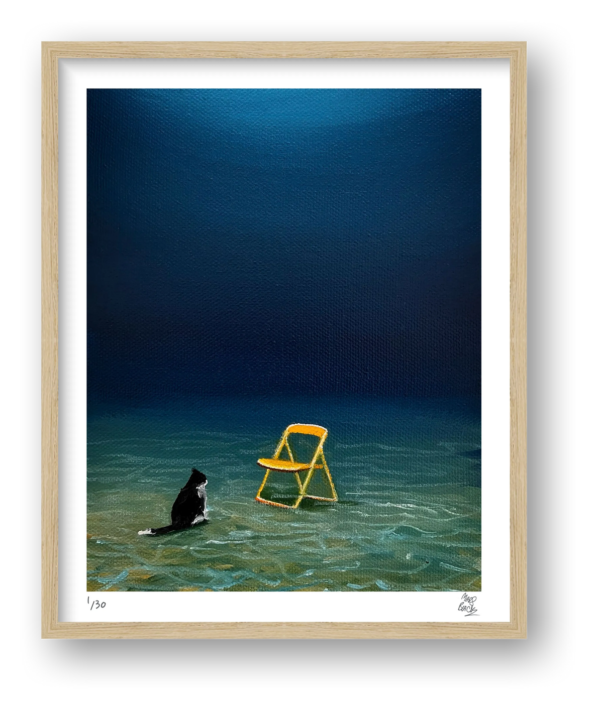 Somewhere deep within my mind i was still waiting for you — framed