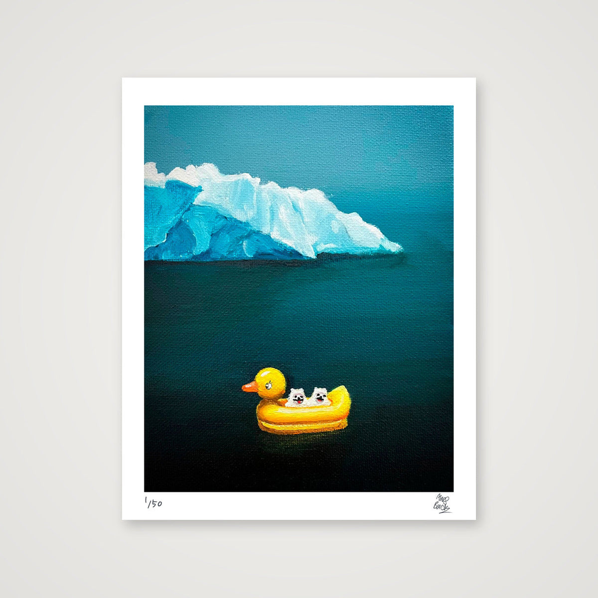 When i eventually found myself, i was suprised at just how much we had in common — 28×35cm, 11×14" Print only
