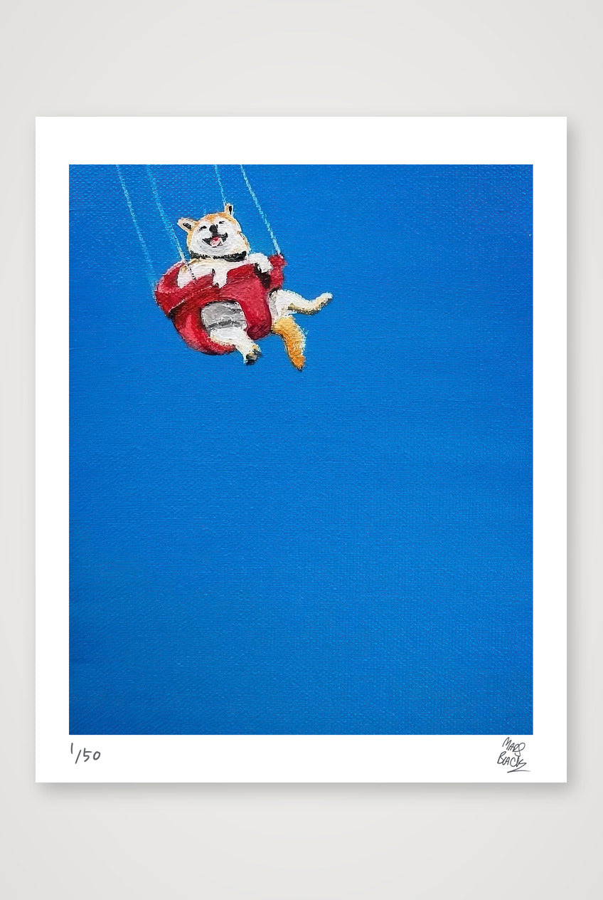 Everything just felt so much better from the moment i pressed delete — 28×35cm, 11×14" Print only