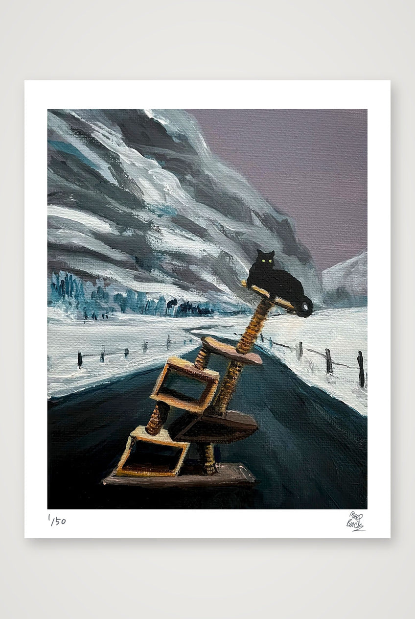 I made myself comfortable for the paradigm shift — 28×35cm, 11×14" Print only
