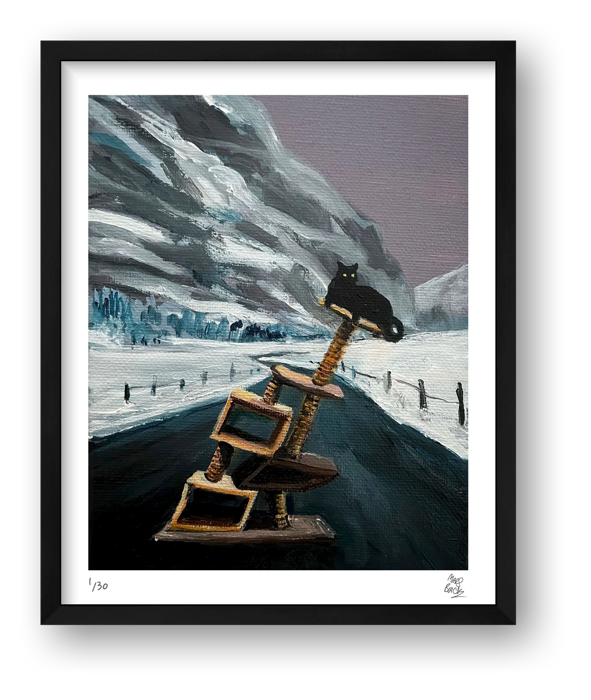 I made myself comfortable for the paradigm shift — framed