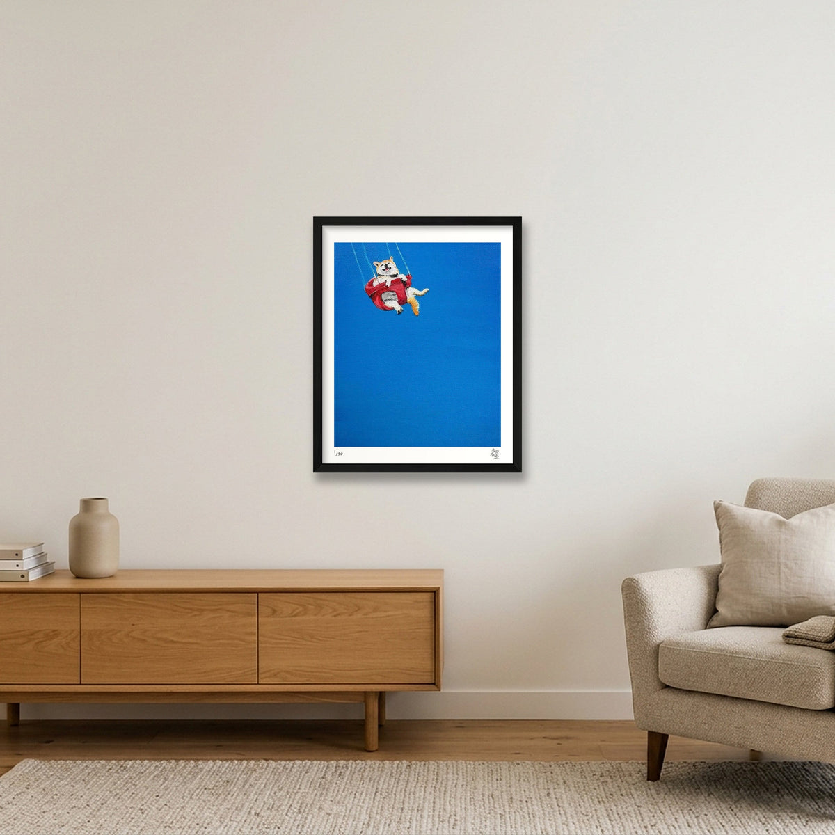 Everything just felt so much better from the moment i pressed delete — 40×50cm, 16×20" Black Frame