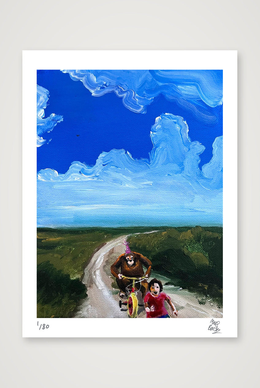 As time went by it was becoming increasingly difficult to escape myself — 30×40cm, 12×16" Print only
