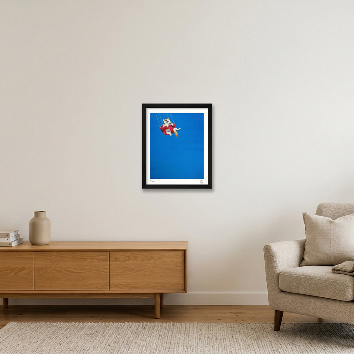 Everything just felt so much better from the moment i pressed delete — 28×35cm, 11×14" Black Frame